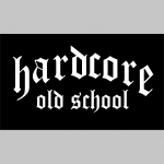 Hardcore Old School čierne trenírky BOXER s tlačeným logom, top kvalita 95%bavlna 5%elastan